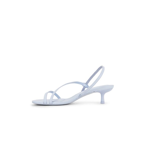 SIMKHAI Cedonia Stud Strappy Kitten Heel Sandal in Periwinkle Sky - Picture 2 of 11